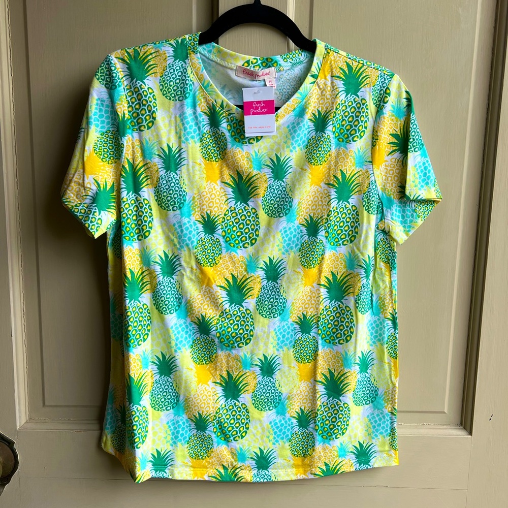 Fresh Produce pineapple cotton t-shirt